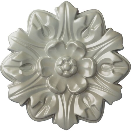 Ekena Millwork Emery Leaf Ceiling Medallion, Hand-Painted Flash Copper, 7 5/8"OD x 1"P CM07EMFCS